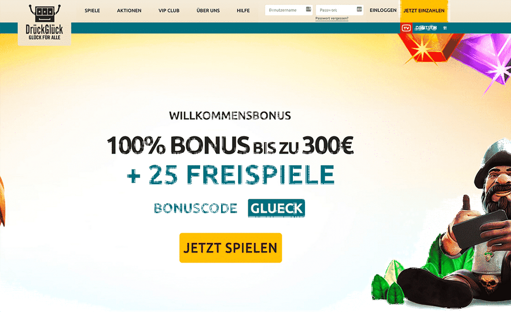 Das Online-Casino Drückglück – getestet im Jahr 2026